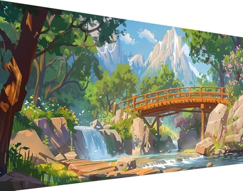 Diamond Painting Adulte Paysage de Montagne pour une Déco de Salon Zen
