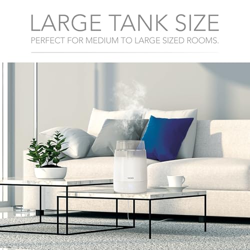 Vicks Embrace Cool Mist Top Fill Humidifier (VUL900), White – Cool Mist Humidifier Top Fill for Bedroom or Office - image 5