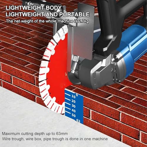 Rainureuse hydroélectrique pour rénover les murs en béton