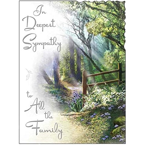 Jonny Javelin Sympathy Card with Verse Cover