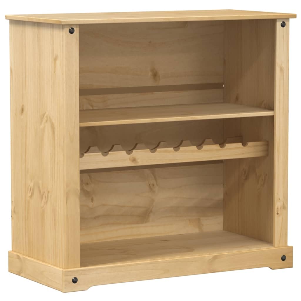 Mobiletto per vino in legno di pino, 107,5 x 51 x 105,5 cm
