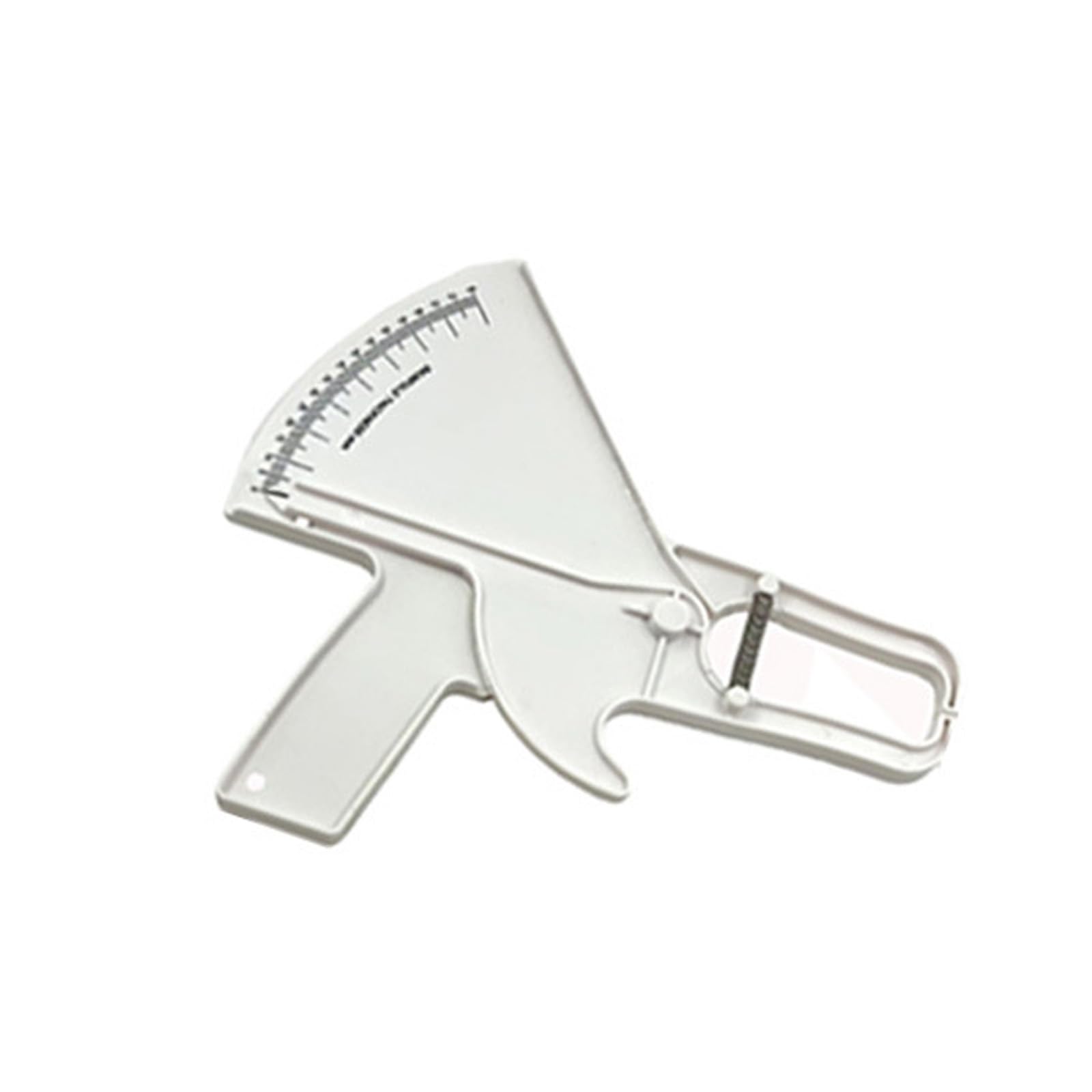 Hdoytxxm White Accuracy Body Fat Caliper Skin Fold Caliper Tool For Accurate Fitness Measurement With Easy To Read Scale Individual Body Fat Tester