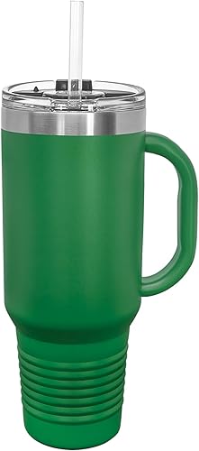 Vista 242 de LaserGram 15oz Vacuum Insulated Coffee Mug, Ankh, Personalized Engraving Included (Orange)