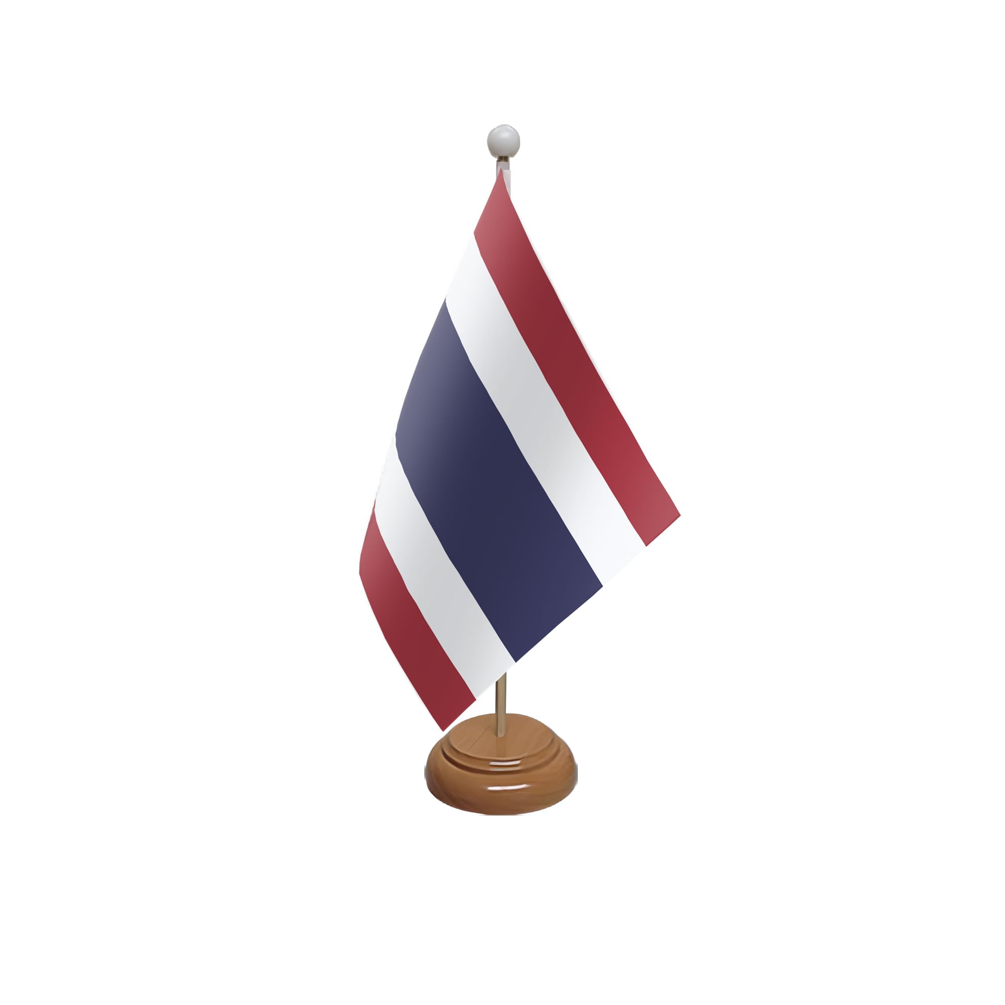 Flagtex Thailand Wooden Table Flag With Wooden Base