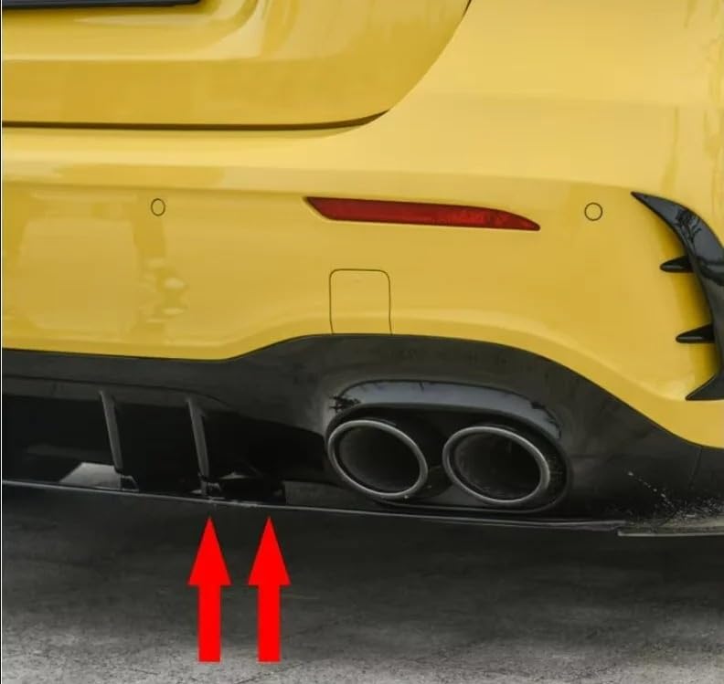 Parachoques trasero Benz Clase A W177 para AMG 2019-2020 con spoiler deportivo 2