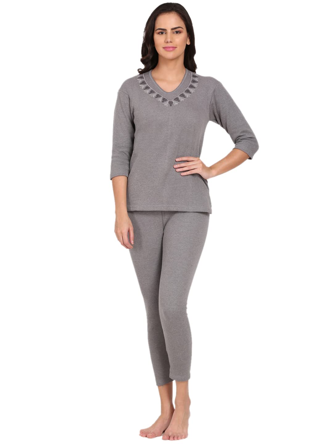 touch wool Women's Thermocot Embroidery-picture-9