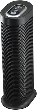 Honeywell AllergenPlus HEPA Tower Air Purifier, Allergen Reducer for Medium-Large Rooms 170 sq ft, Black - Wildfire/Smoke, Pollen, Pet Dander, and Dust Air Purifier, HPA160
