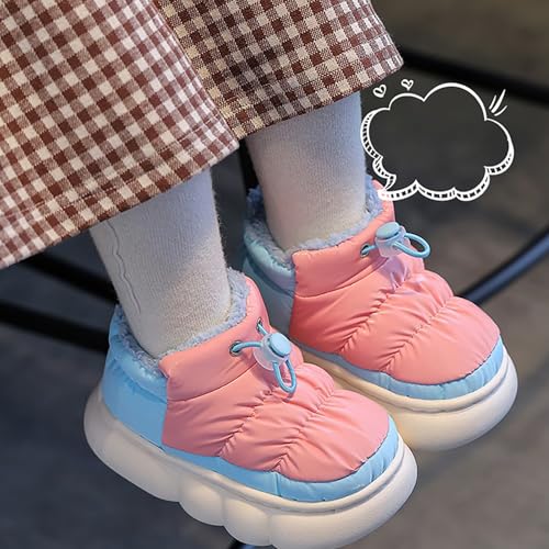 Girls Boys Snow Boots Slip Resistant Outdoor Warm Ankle Winter Shoes Toddler/Little Kid Cloud Bottom Non Slip Shoes3