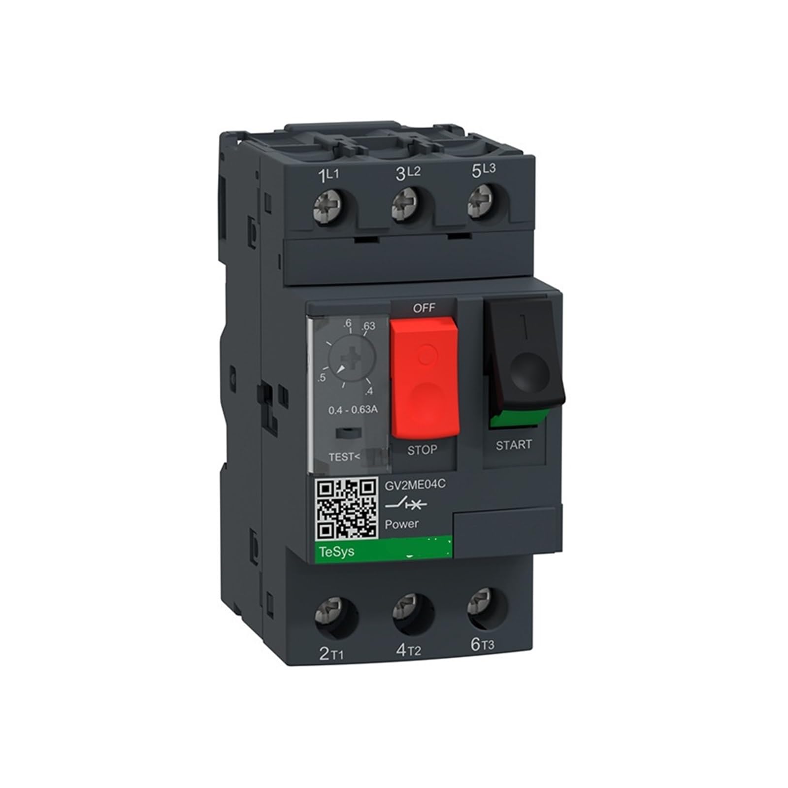 KNIUWMBMH Motor Circuit Breaker GV2-ME04C 0.40-0.63A | GV2ME04C