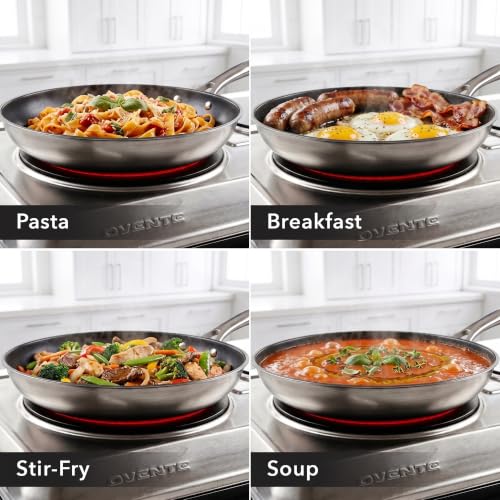 Image of Ovente Countertop Burner, Infrared Ceramic Glass Double Plate Cooktop, Indoor and Outdoor Portable Stove, 1700 Watts (BGI102)