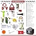 KITGO Roadside Emergency Car Kit (137Piece), with Jumper Cable, Car Safety Road Rescue Kit,Car Emergency Kit Gift for Father Women and Men,Tow Strap,Car Tool Kit (Black)