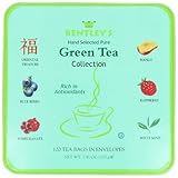 Bentley's Royal Assorted Green Tea Collection, 120 Count, Tins (Pack of 3)