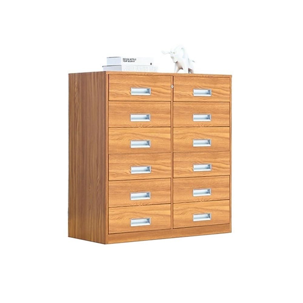 Aioneer Natural File Cabinet Household Multifunctional Storage Cabinet 6 Layers Of Large-Capacity Drawer Cabinet Metal Data File Organizer Cabinet File Cabinet Filing Cabinet