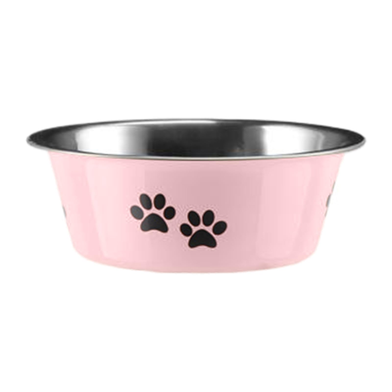 Non-Slip Dog Bowl Personalized Stainless Steel, Small Medium Large Sizes with 6 Colors, Custom Text Dog Bowl