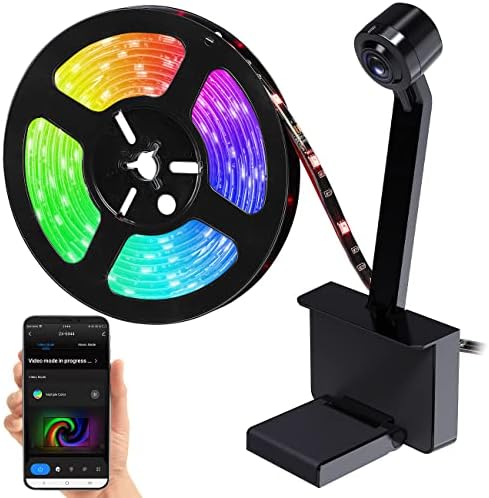 65 Inch Govee TV Hintergrundbeleuchtung 3 Lite Mit Fish-Eye Korrektur Funktion, Sync Für 55-65 Zoll TVs Ambilight Tv 65