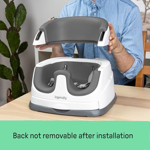 Ingenuity 11576-1-B3-LN-BY-WW-W11 Baby Base 2-In-1 Booster Feeding And Floor Seat thumb #3