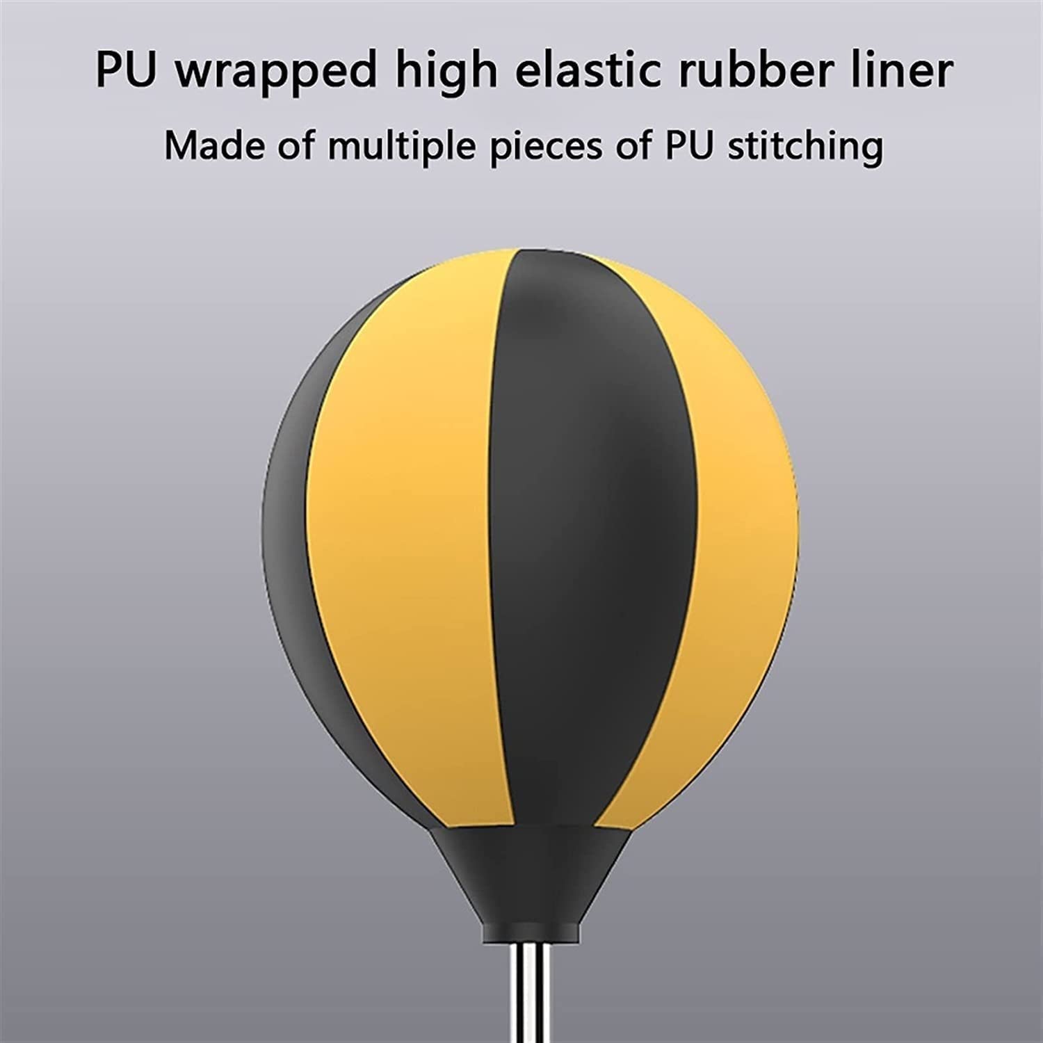 Outslayer Muay Thai Punching Bag 6ft Tall 130 Pounds Filled Heavy Bag Made in USA (Yellow)