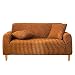 Dopasuj pokrowce na sofę ze stretchu Elastyczna sofa Pokrywa sofa Pokrywa elaszyna uniwersalna antypoślizgowa Seersucker Lazy Ręcznik lub fotel do salonu (Color : Yellow, Size : 1-seater)