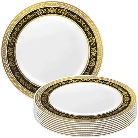 Kaya Plastic Salad Plates - 7.5" Cover