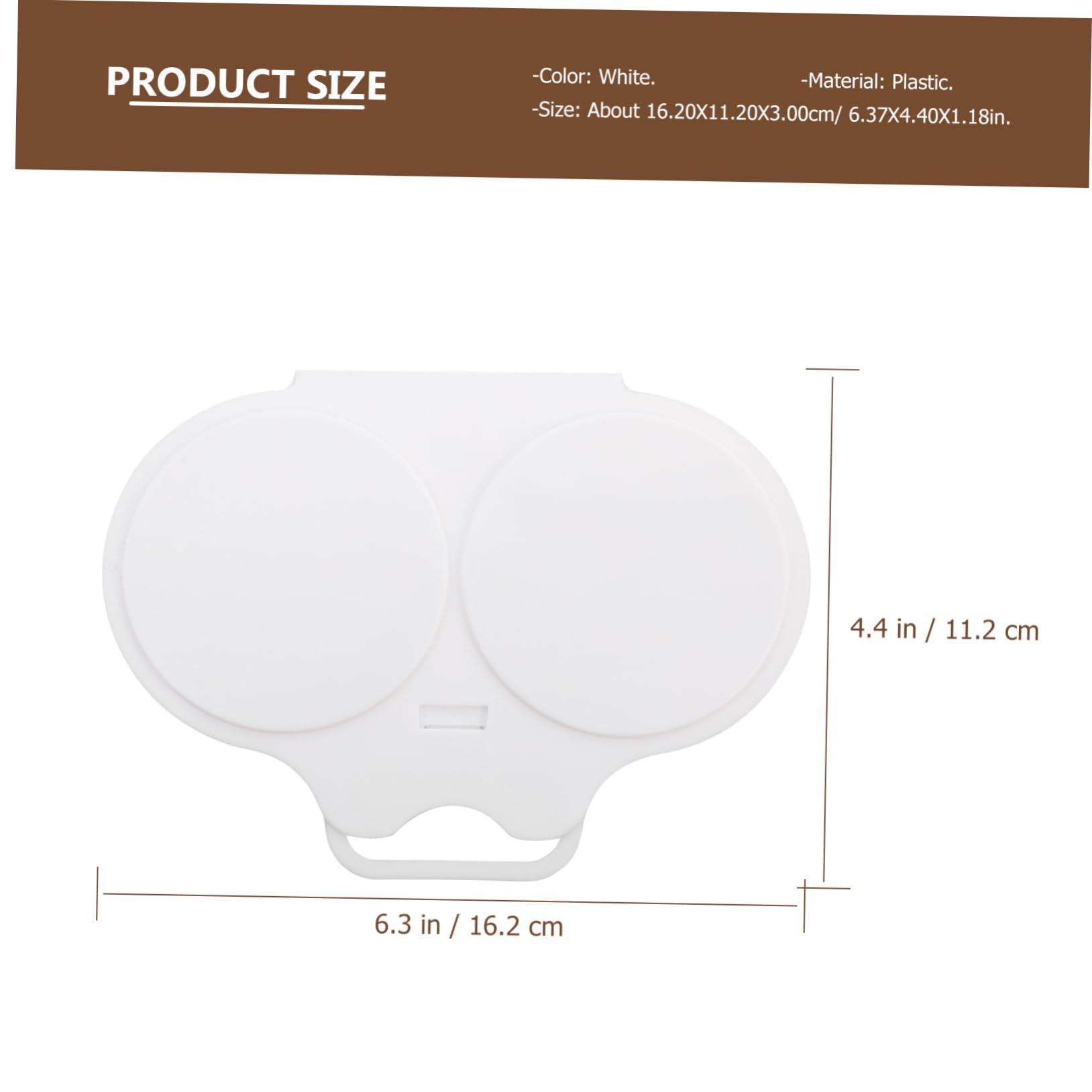 DECHOUS Microwave Egg Steamer Pair Egg Poacher Plastic Non-stick Healthy Cooking