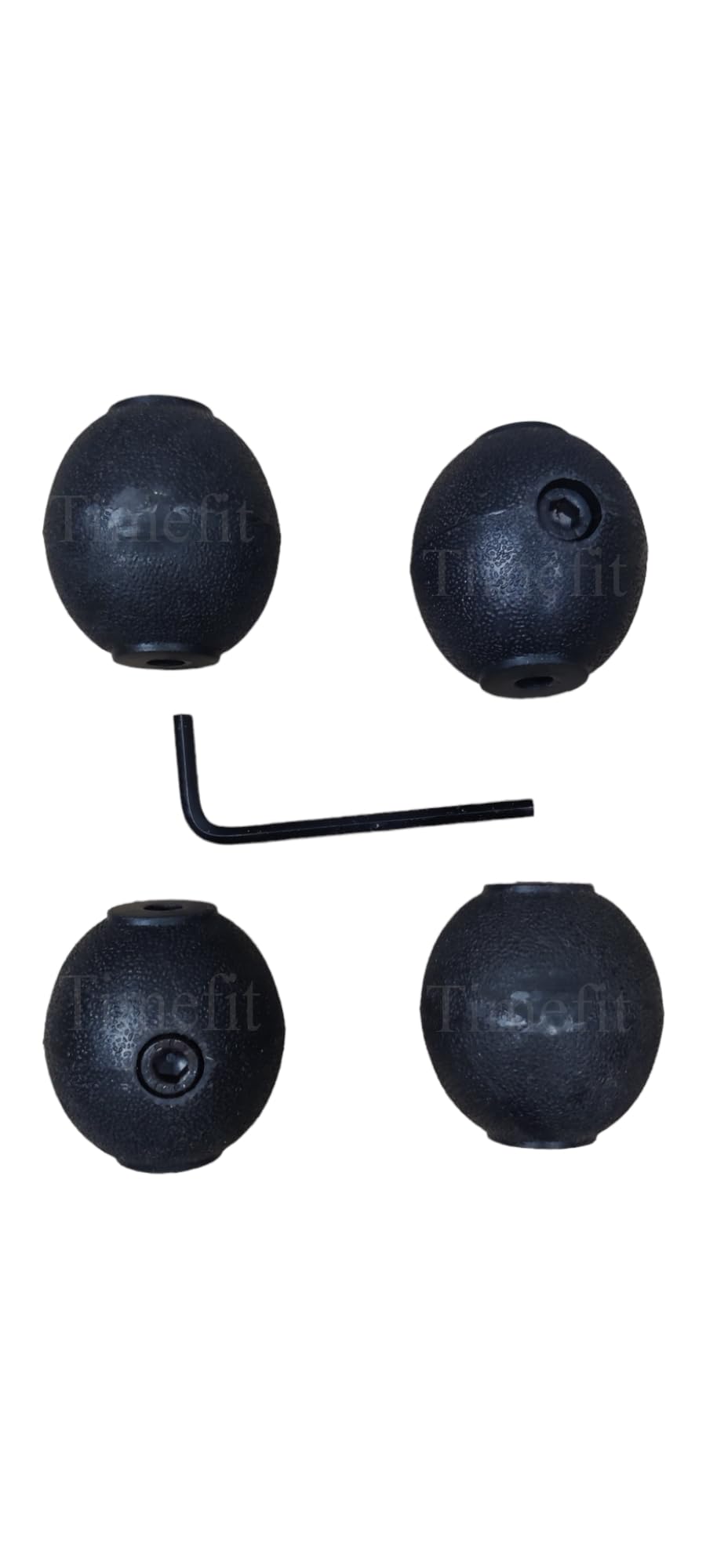 Timefit Gym Machine Imported Wire Ball with L N Key Bolt Inside Heavy Duty | for Any kind of Weight Machines | Suitable for Triceps Exercise, Set of 4 Wire Ball pieces with 1 L N Key (Black Color) (B0CNTFXJ6B) Amazon Price History, Amazon Price Tracker