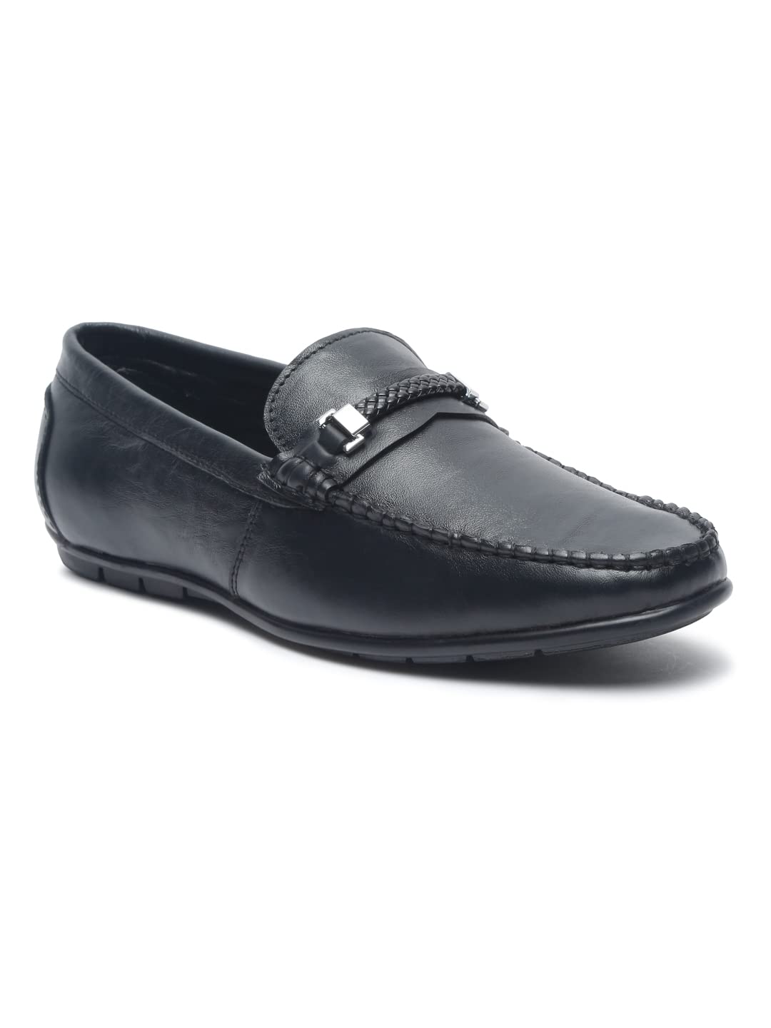 TEAKWOOD LEATHERS Men Black Solid Formal_Loafer_Size 42 (B0BVZ8WD4Q) Amazon Price History, Amazon Price Tracker