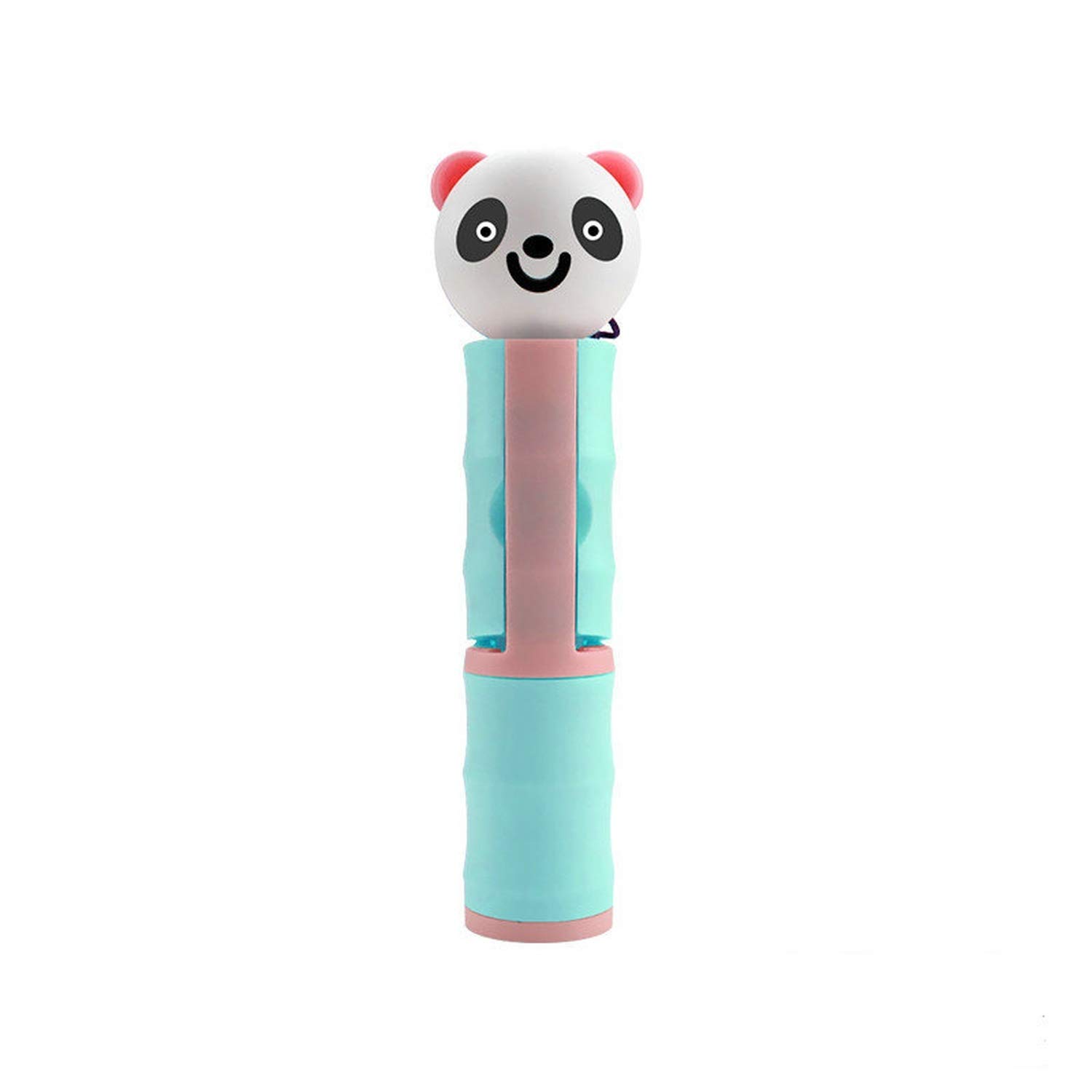 Mini Cartoon PandaSelfie Sticks Monopod Wired Extendable For iPhone for Samsung Android Smartphone Selfie stick,green and pink