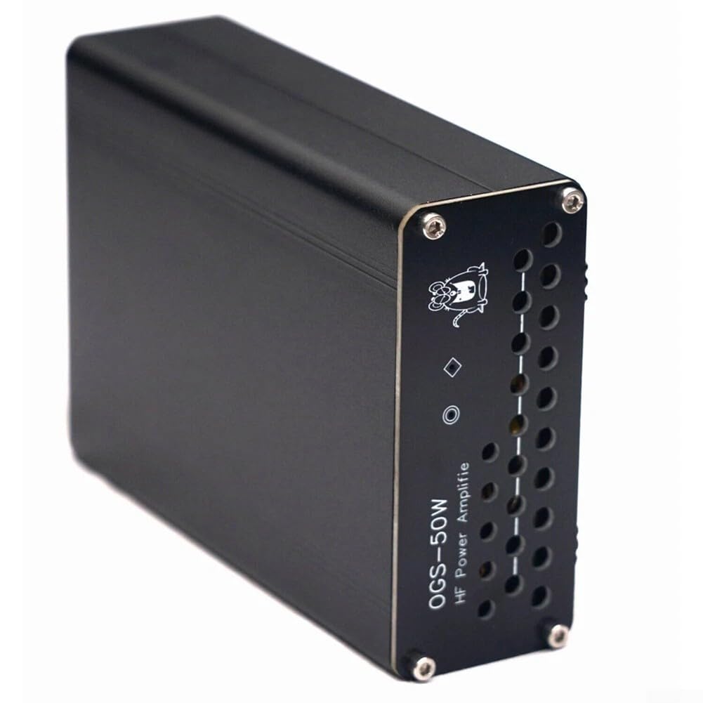 50 Watt Kurzwellen Endstufe mit leisem Lüfter und Auto-Switch Funktion für Amateurfunkgeräte FT-818 705 für xiegu BNC (M/UHF Interface)