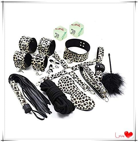 10 Leopard Print Leather Training Kits + 2 dice