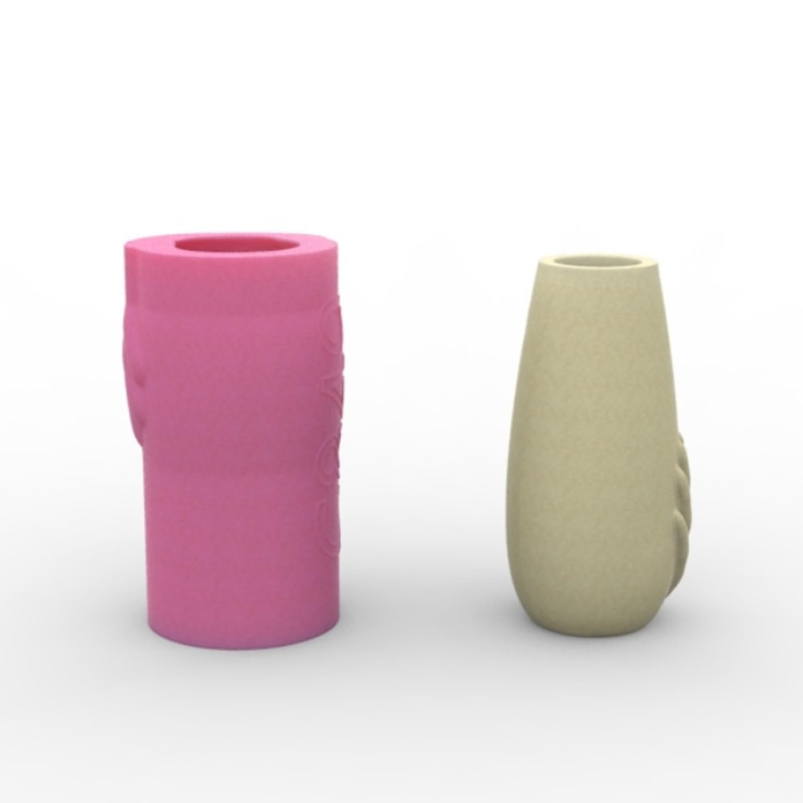 Moldes de maceta, cara humana, textura de silicona | Textura de silicona flexible, adecuada para hacer jarrones de flores, macetas, formas ornamentales para