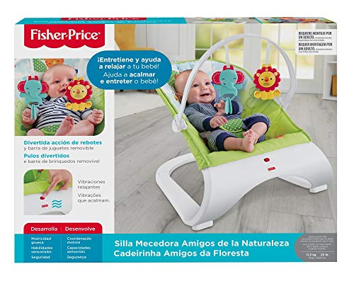 Cadeirinha Amigos da Floresta Fisher Price, Mattel, Verde