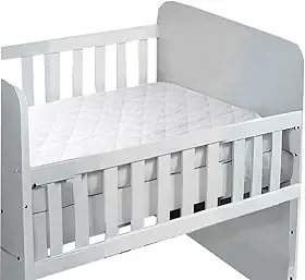 Protetor Colchão Mini Berço Bebe Antiacaro Anti Xixi Capa Impermeavel 100% Algodão Elastico, tamanho 10cm x 40cm x80cm(AxLxC)