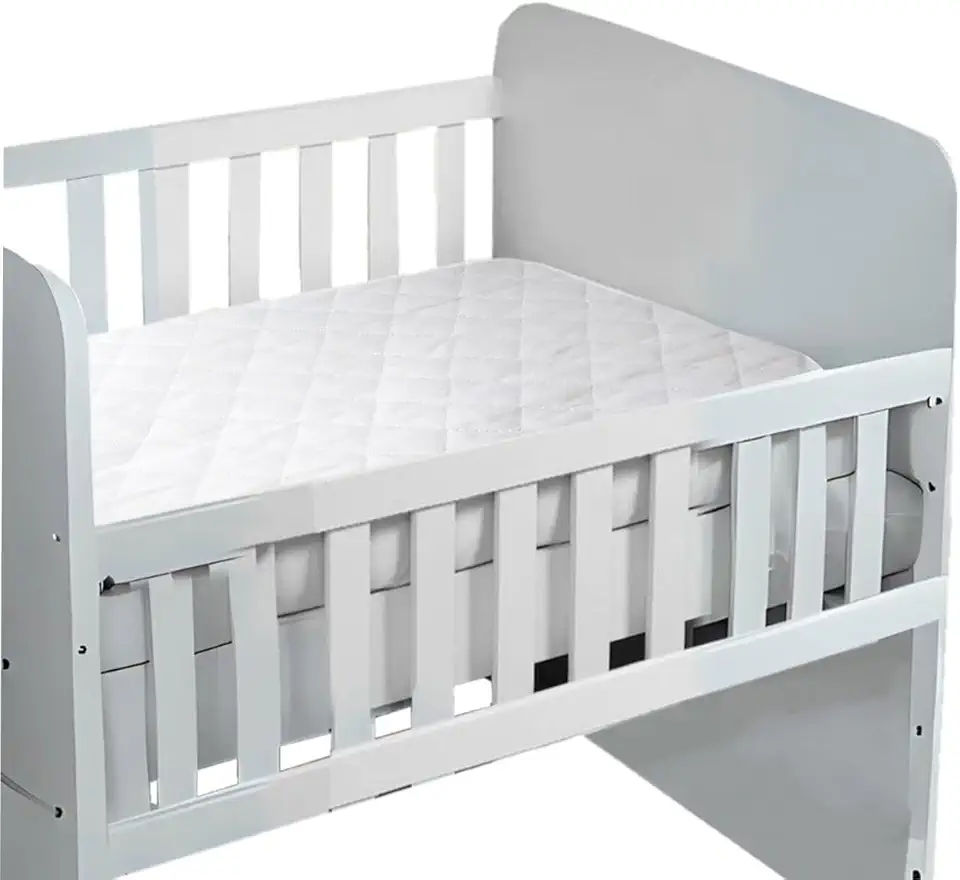 Protetor Colchão Mini Berço Bebe Antiacaro Anti Xixi Capa Impermeavel 100% Algodão Elastico, tamanho 10cm x 40cm x80cm(AxLxC)