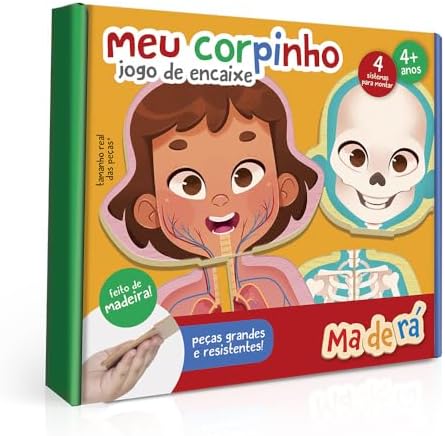 Toyster - Meu corpinho - Jogo de encaixe - Maderá