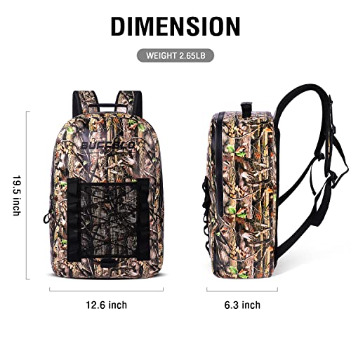Buffalo Gear 26L Waterproof Dry Bag With Airtight Zipper Backpack Duffel Bag For Travel, Motorcycling, Cycling, Hiking, Camping (Camo) #TOP6