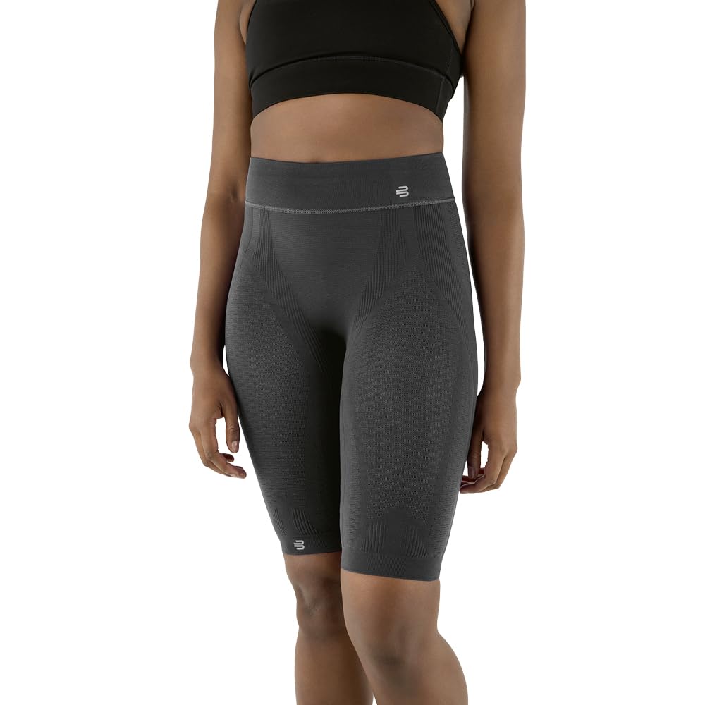 BAUERFEIND Kompressions-Hose „Sports Compression Tights Short“, Sporthose für Damen, Kurz, Für verbesserte Durchblutung der Beinmuskulatur, Polyamid/Elasthan