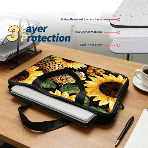 Funda para laptop de 17-17.3 pulgadas resistente y con asas miniatura 3