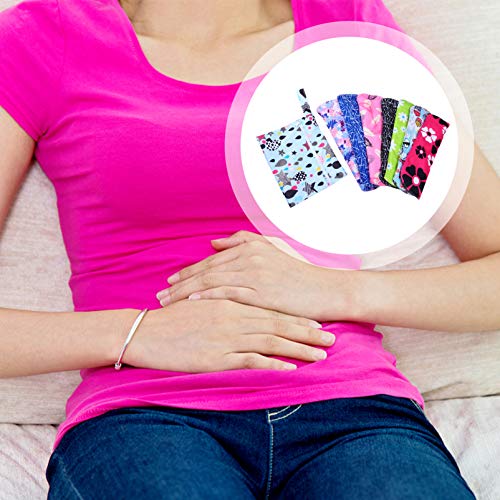 EXCEART 1 Conjunto de Absorventes Higiênicos Reutilizáveis ??Panos Laváveis ??Absorventes Menstruais