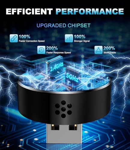Image of Wireless CarPlay Adapter for Apple, Convert Wired to Wireless CarPlay Adapter, USB-C /Type-C, Plug & Play, Car Play Dongle Stick Only for Apple Wired CarPlay Cars & for iPhone iOS 10+