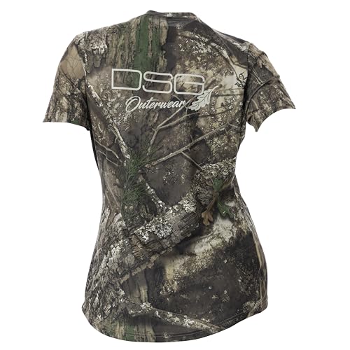 DOING SOMETHING GREAT DSG Outerwear Ultra Lightweight Short Sleeve Camo Shirt - UPF 50+2
