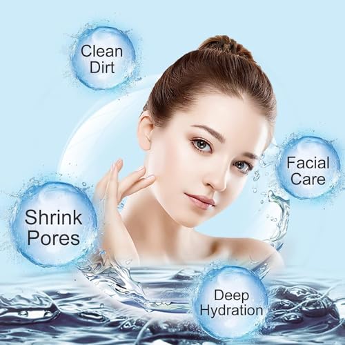 Máquina de belleza facial de hidrodermoabrasión, dispositivo de limpieza profunda 6 en 1 y tensor de la piel, sistema multifuncional de cuidado facial de burbujas pequeñas