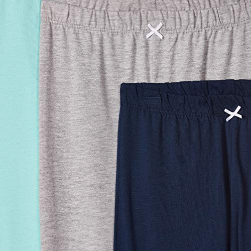 Image of Amazon Brand - Jam & Honey Girl's Pack of 3 100% Cotton Comfortable & Durable Knitted lightweight Pajama /TrackPant