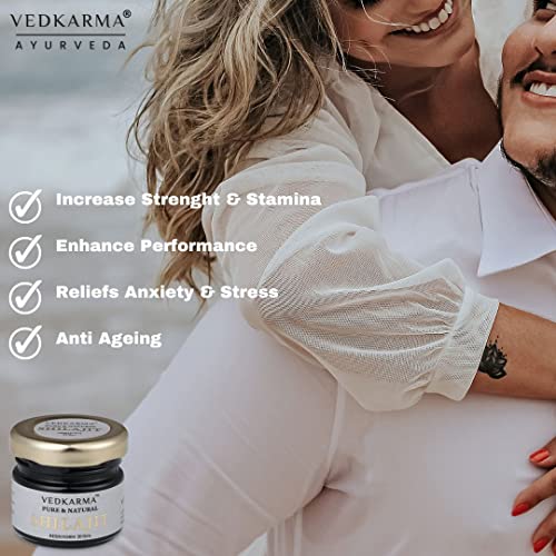 VEDKARMA Pure Himalayan Shilajit Resin Form For Strength, Stamina, Energy & Immunity (Pack Of 1 (30 Gm) - Image 2