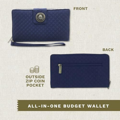 Bella Taylor Cash System Wallet for Envelope Budgeting - RFID Protected - Cash Stuffing Wallet with Detachable Wristlet4