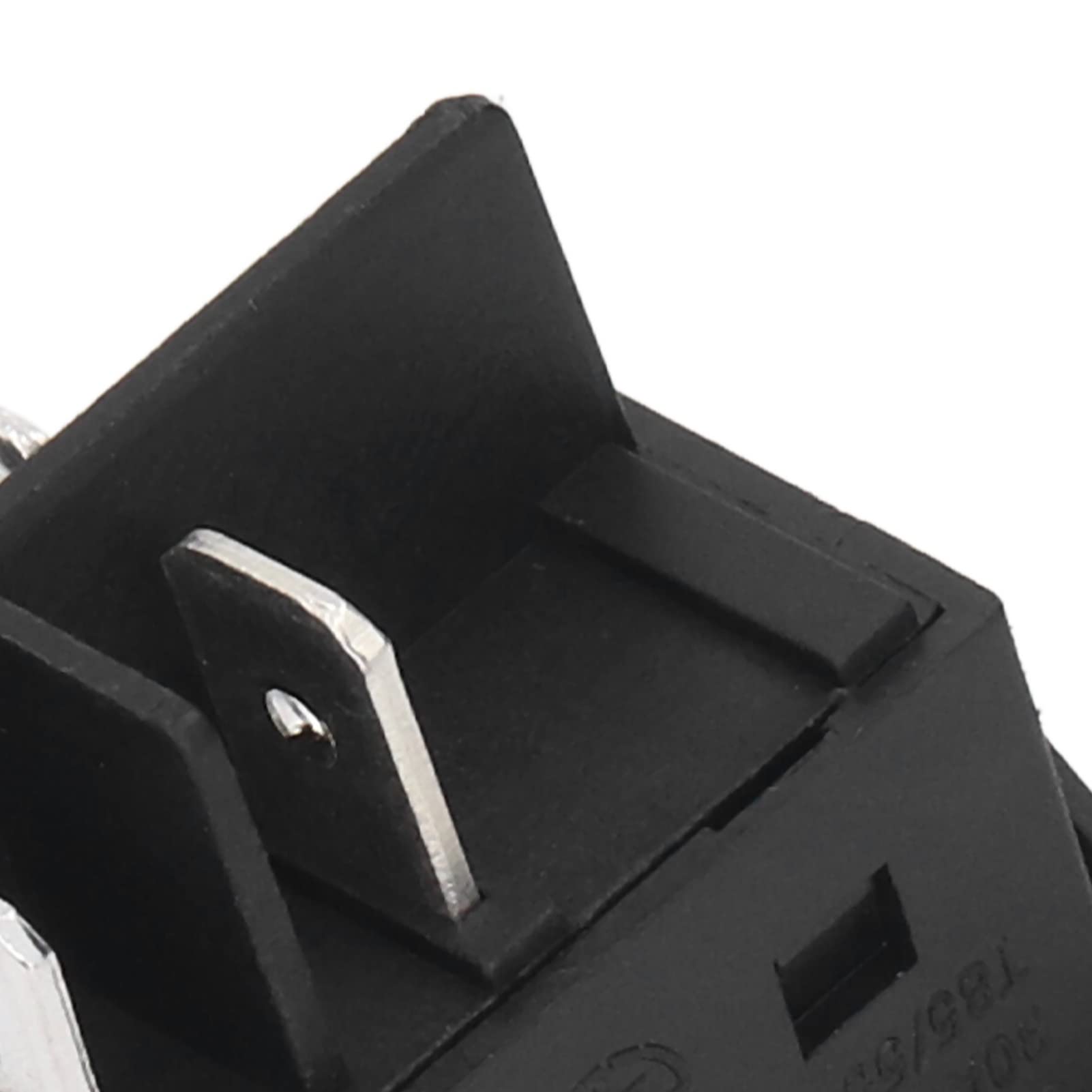 2 Posizioni Interruttore a Levetta Roccioso, 30A AC 125V 250 V con Luce a LED, 4 Perni, per Barca (Arancia)