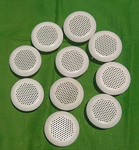 Juz4U Home Wall Air Hole Closer Round Mosquito Net Dust Controller White 2 INCH (10psc 2inch)