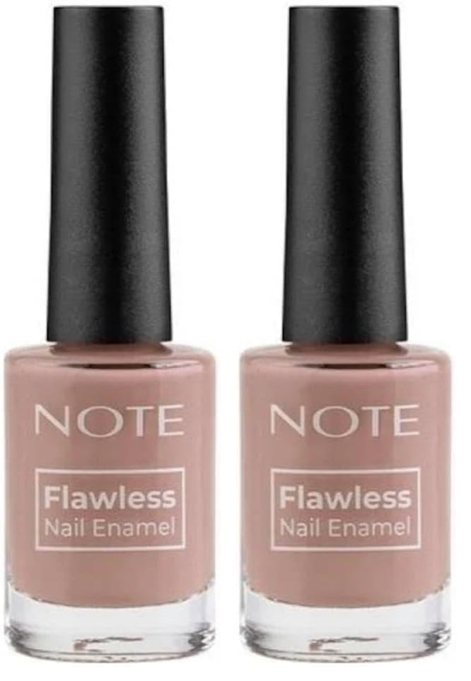 Note Nail Flawless Oje 63 Nude Pink, Pembe (2 paketi)