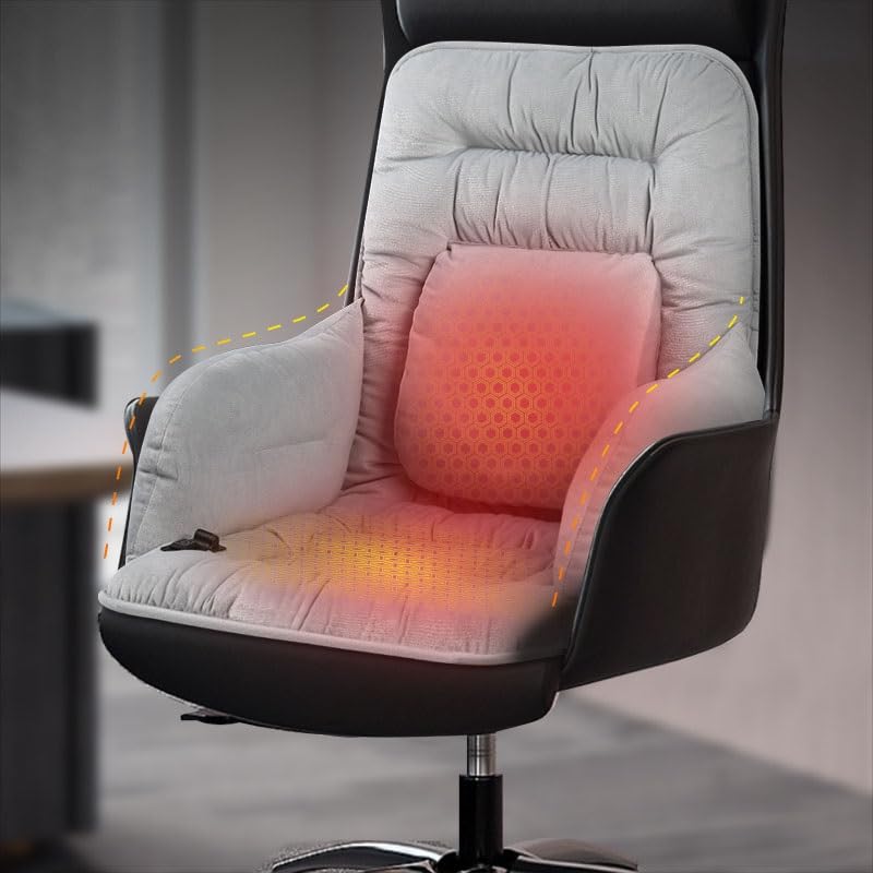 Cojín de Asiento Calefaccionado for Silla de Oficina, Almohadilla de Asiento Calefactada, Cojín for Silla de Oficina, Almohadilla de Asiento Calefactada con 3 Niveles de Temperatura
