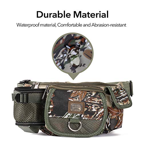 Pacote de cintura, Andoer Sacos de pesca multifuncionais bolsa de pano oxford ao ar livre para a cin