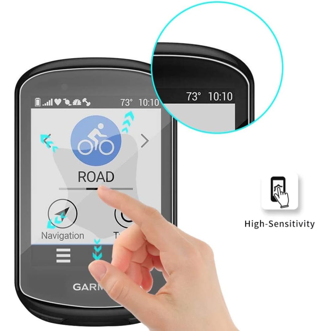 Smartect Vetro Temperato [3 Pezzi, Clear] Compatibile Con Garmin Edge 530/830, Pellicola Protettiva HD Anti Graffio, Senza Bolle, Durezza 9H, 0.3mm Ultra Trasparente, Ultra Resistente - Foto 8